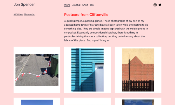 set of photos showing colourful details of buildings.